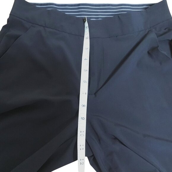 ATHLETA Gramercy Women's Wide Leg Button Track Travel Trouser Pants Black Sz 4 - Picture 3 of 8